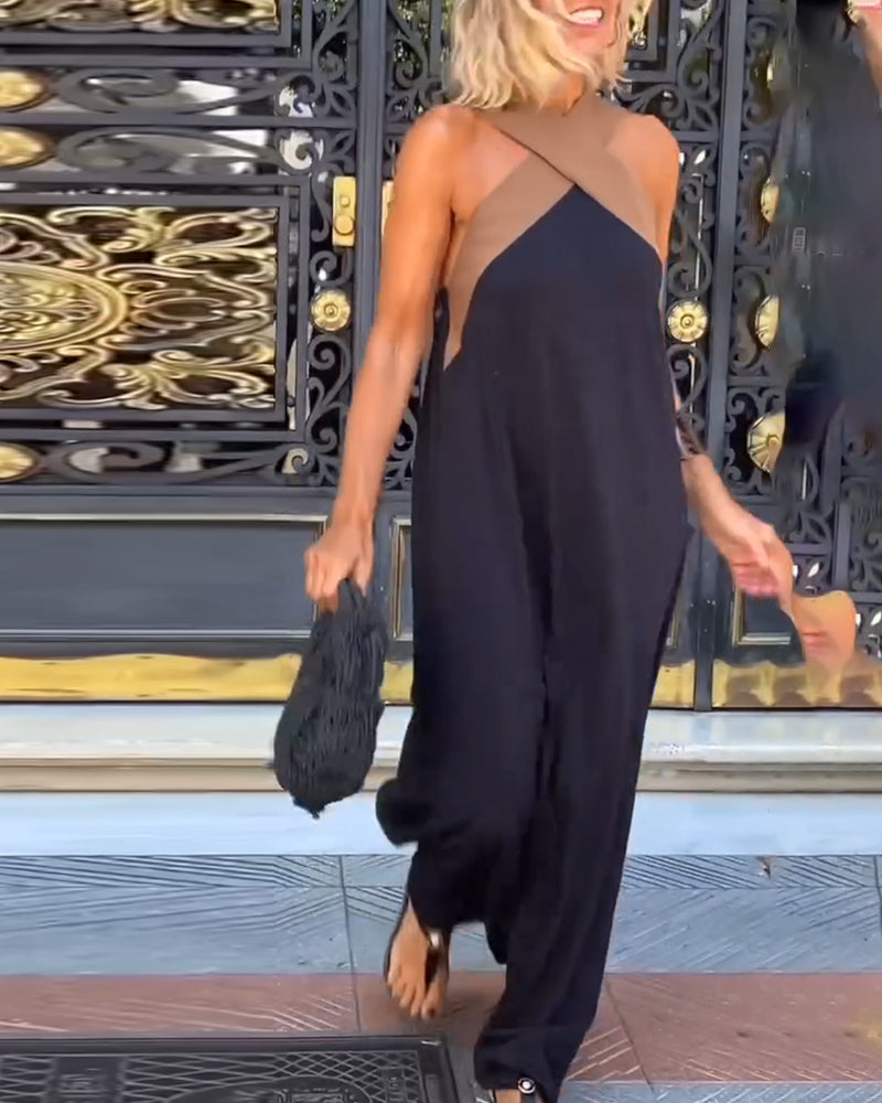 Millen™ | Cross neck elegance jurk
