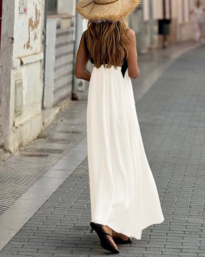 Millen™ | Cross neck elegance jurk