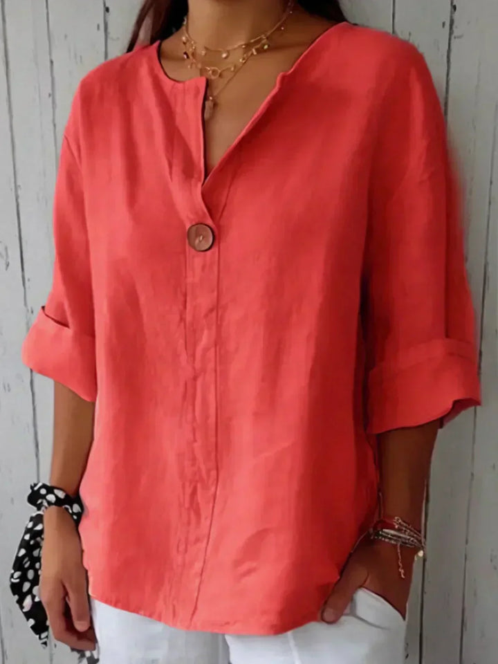 Nayla™ | Casual V-hals blouse