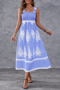 Valencia | Zonder mouwen square neck jurk