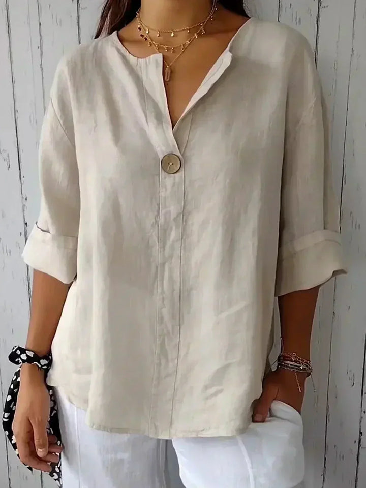 Nayla™ | Casual V-hals blouse