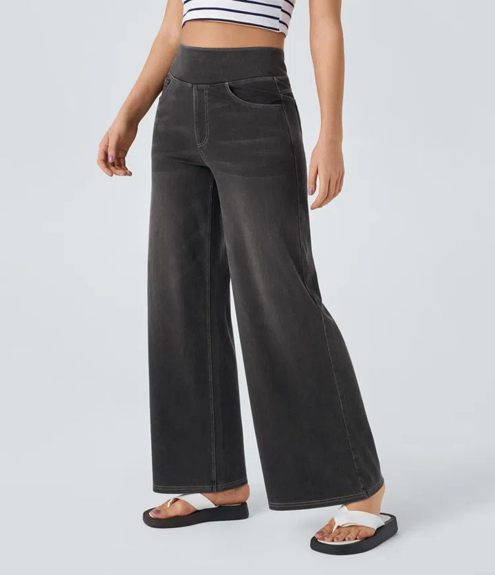 Solène™ | Relaxed-fit wide-leg jeans