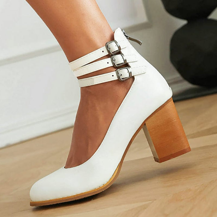 Ariana | Triple buckle hakken