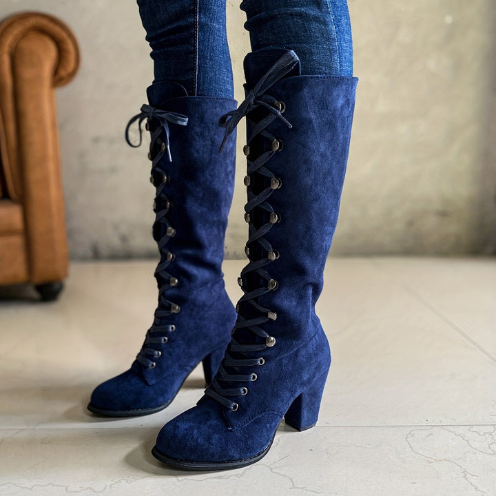 Lucia | Fashionable knee-high laarzen