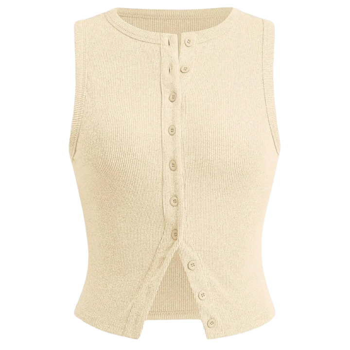 Kylie™ | Klassieke ribbed casual crop top