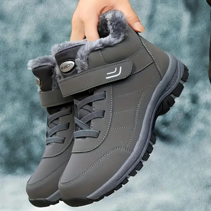 Unisex winter fleece gevoerde antislip snow enkellaarsjes