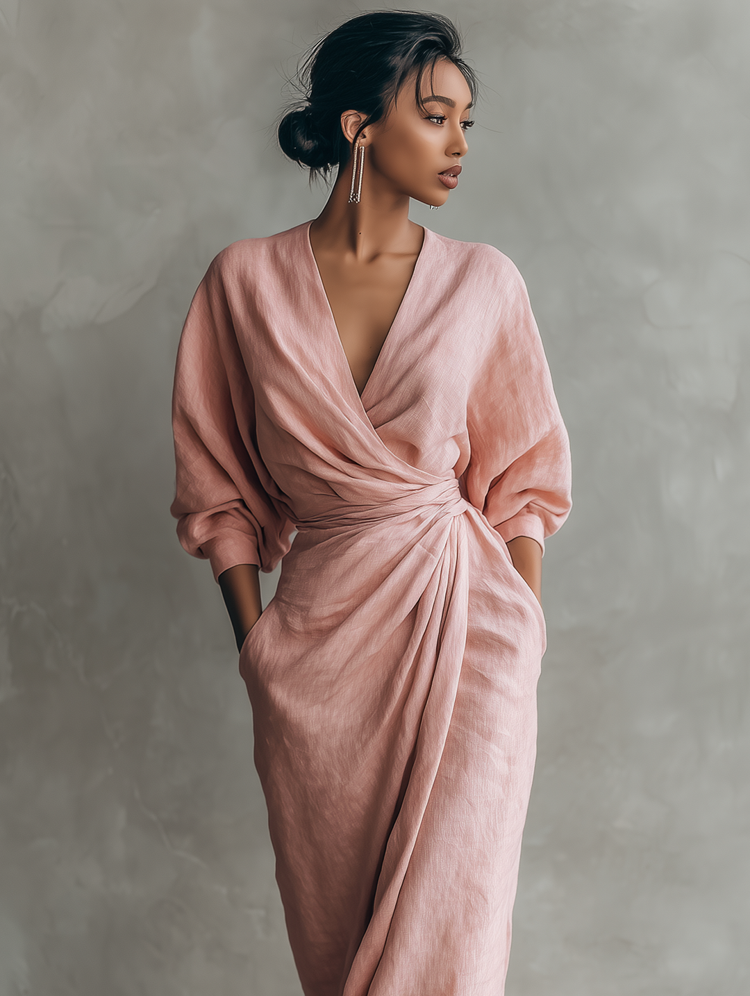 Rosie | Elegante maxi jurk met V-hals