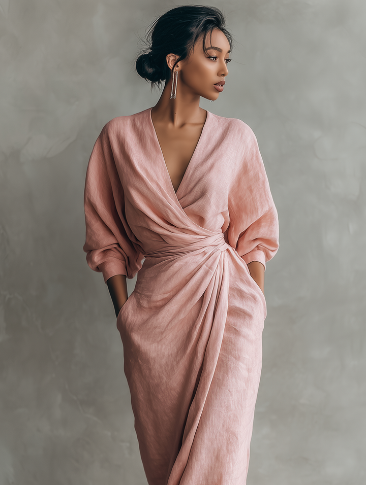 Rosie | Elegante maxi jurk met V-hals