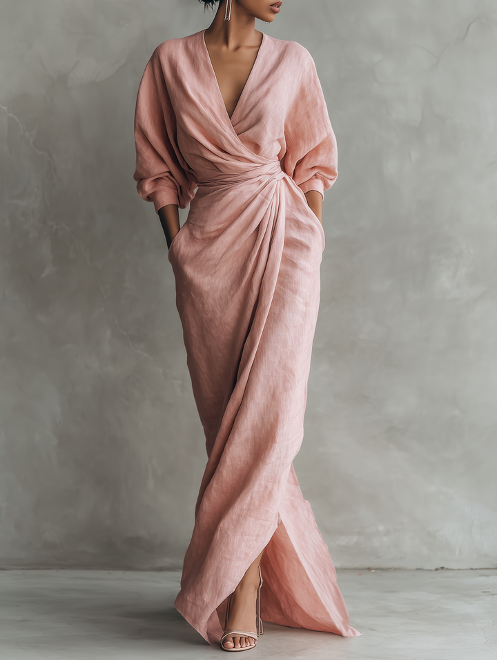 Rosie | Elegante maxi jurk met V-hals