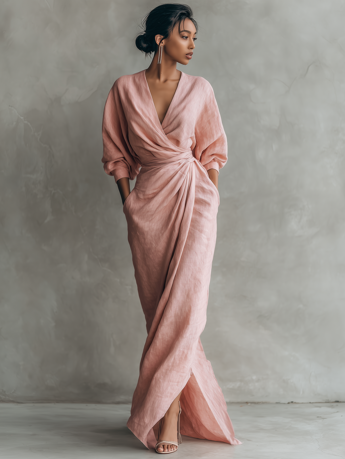 Rosie | Elegante maxi jurk met V-hals