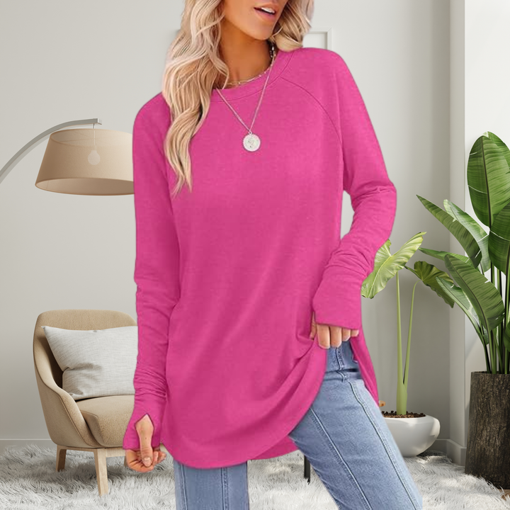 Stellan™ | Casual lange mouwen thumb hole top