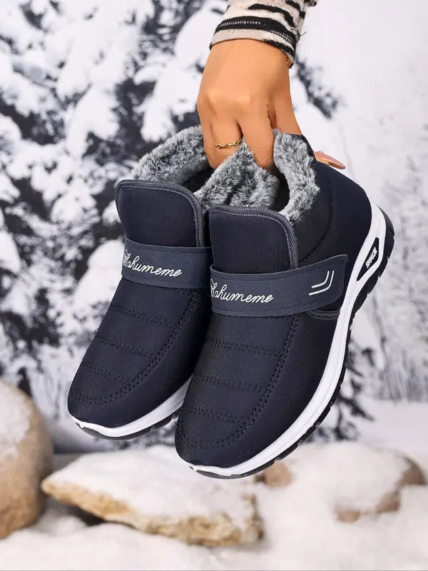 Aira™ | Dames winter snow laarzen warmth, anti-slip pvc sole, fleece gevoerde slip-on schoenen
