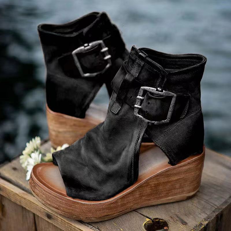 Elana | Stijlvolle orthopedische boho sleehaksandalen