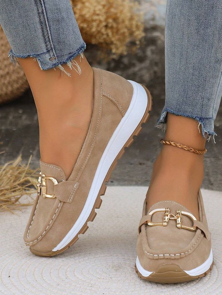 Ellie | Flat buckle loafers