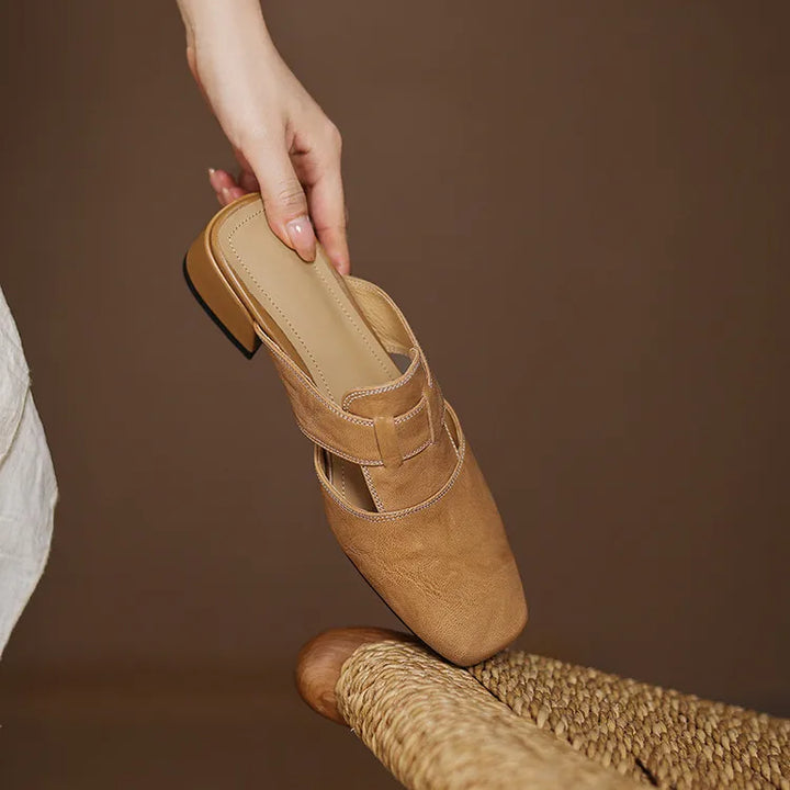 Andie | Leren muiltjes
