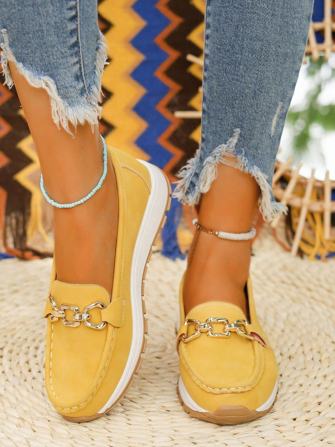 Ellie | Flat buckle loafers