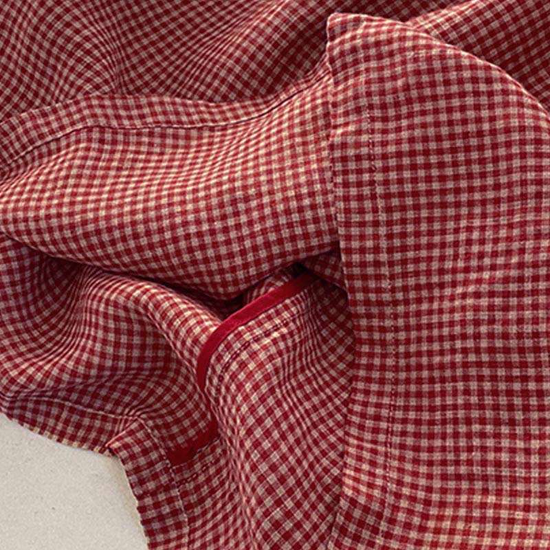 Sabina | Plaid zonder mouwen jurk