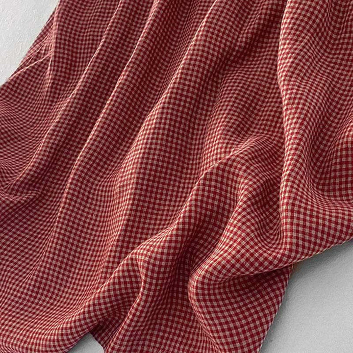 Sabina | Plaid zonder mouwen jurk