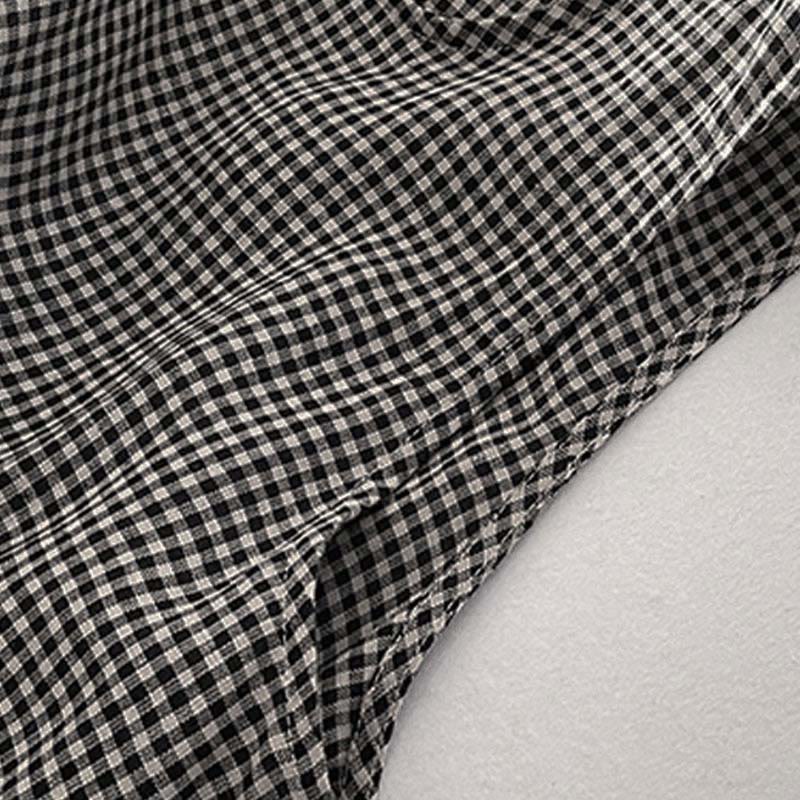 Sabina | Plaid zonder mouwen jurk