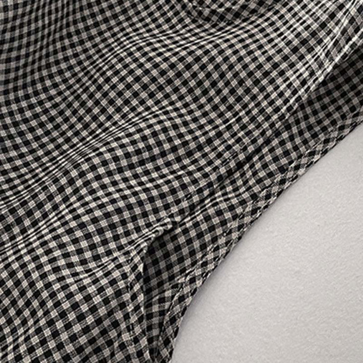 Sabina | Plaid zonder mouwen jurk