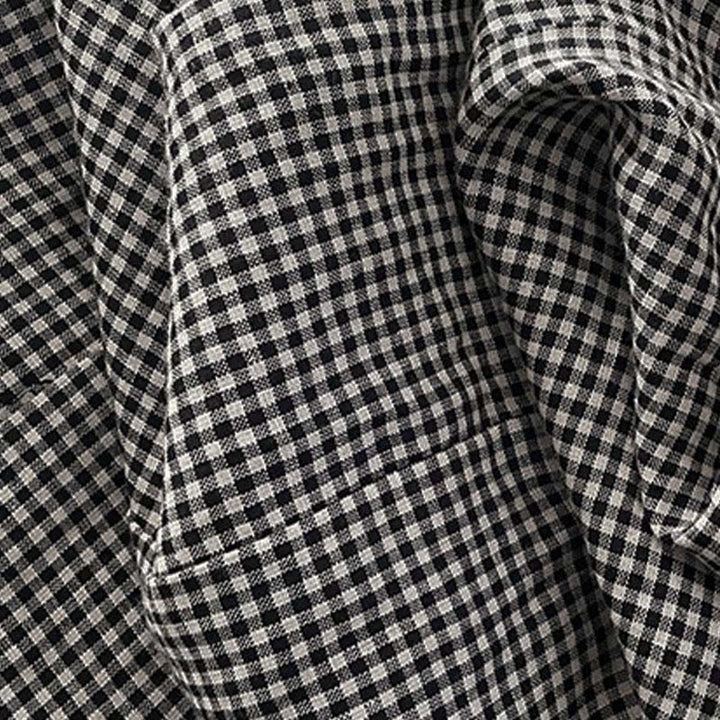 Sabina | Plaid zonder mouwen jurk
