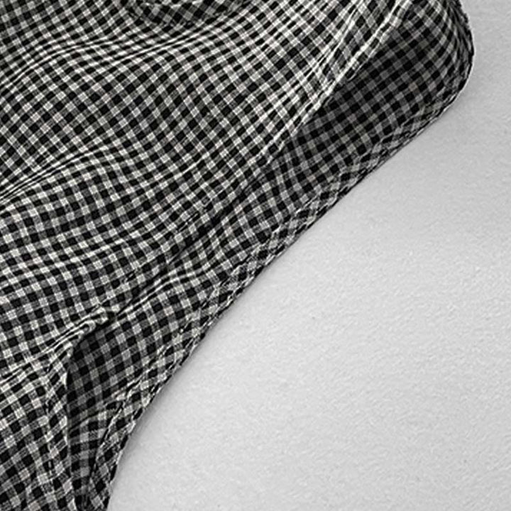 Sabina | Plaid zonder mouwen jurk