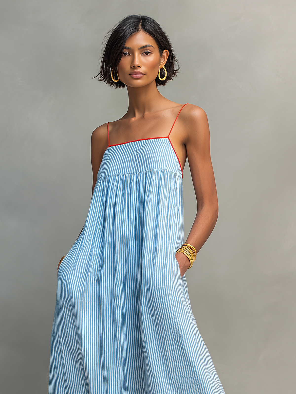 Pamela | Luchtige zomer maxi jurk