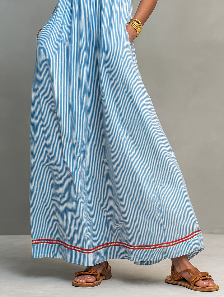 Pamela | Luchtige zomer maxi jurk