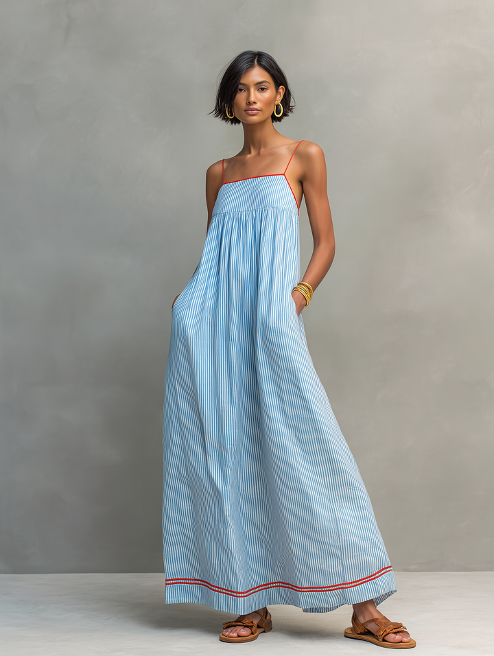 Pamela | Luchtige zomer maxi jurk