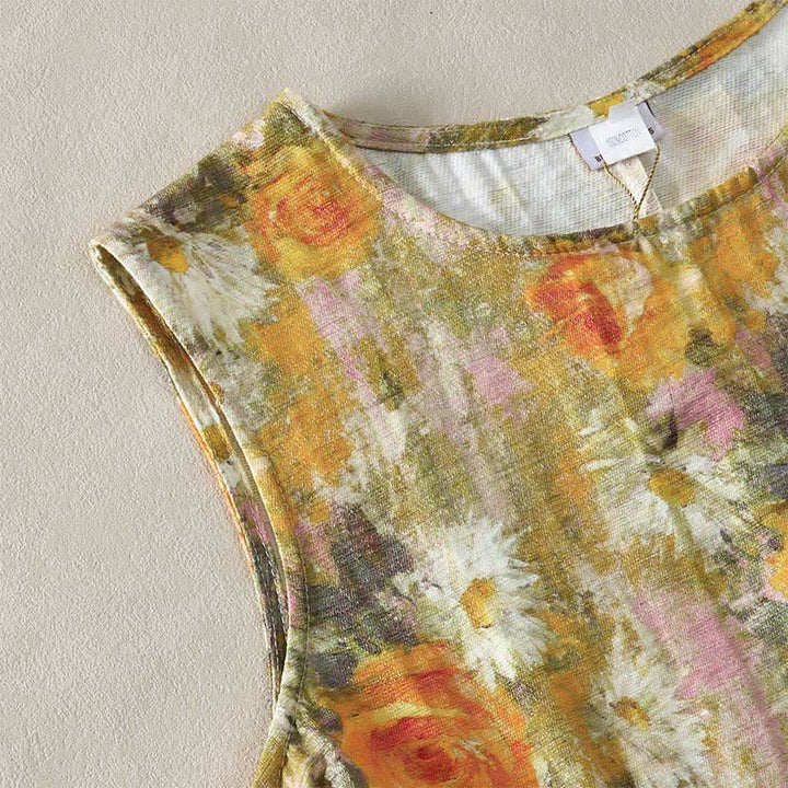 Sabina | Plaid zonder mouwen jurk