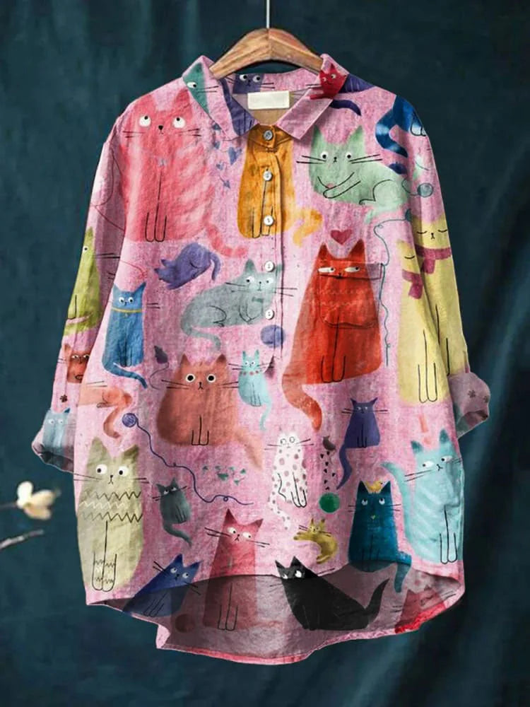Amari™ | Cat art shirt