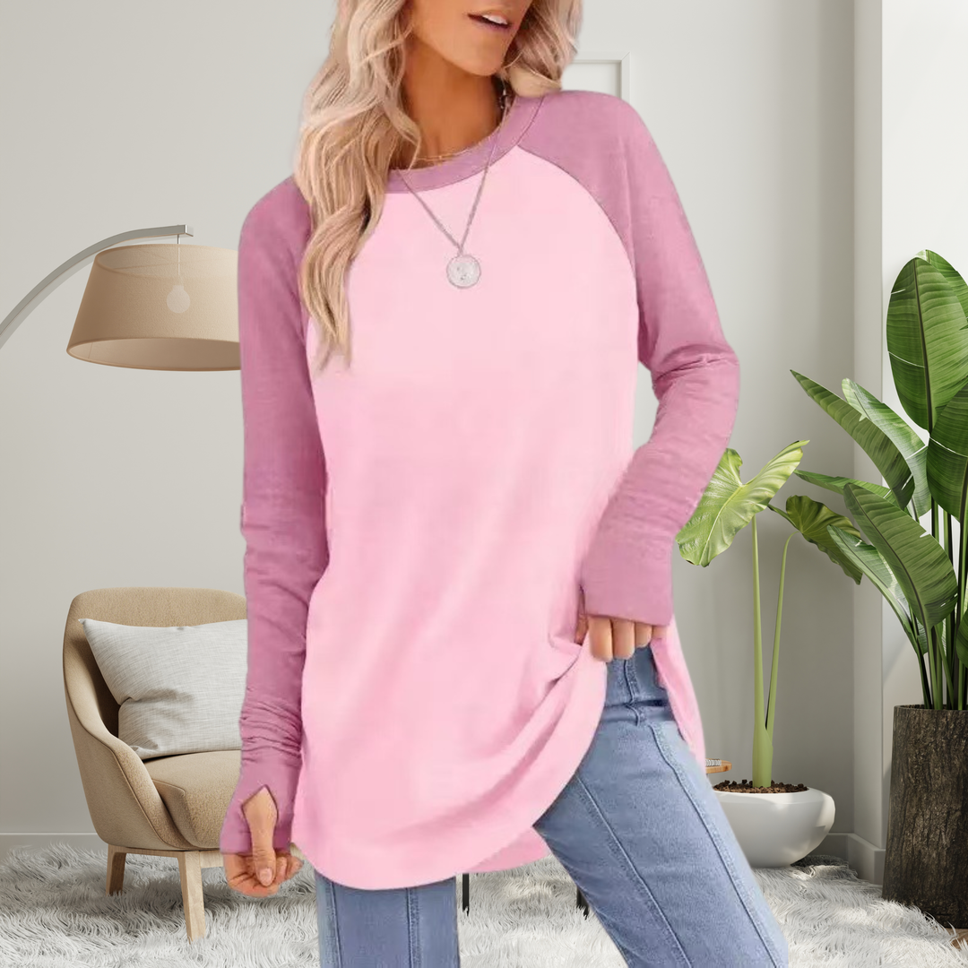 Stellan™ | Casual lange mouwen thumb hole top