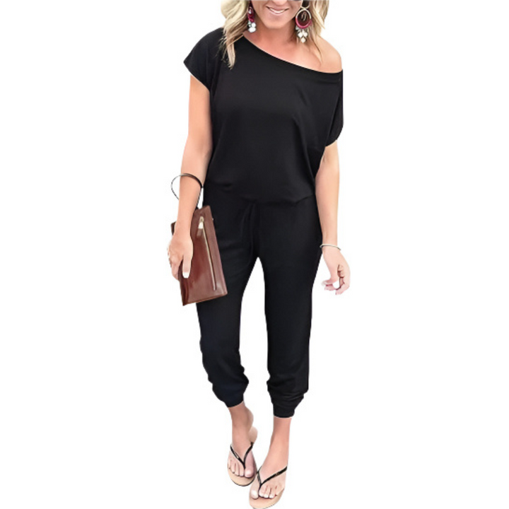Adelfa™ | Effortless off-shoulder summer lounge playsuit