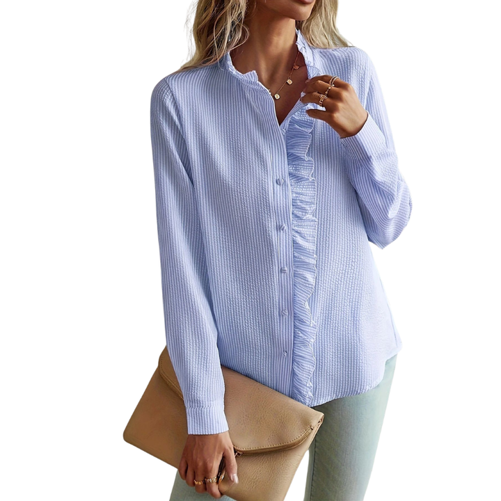 Criza™ | Effortless button front blouse