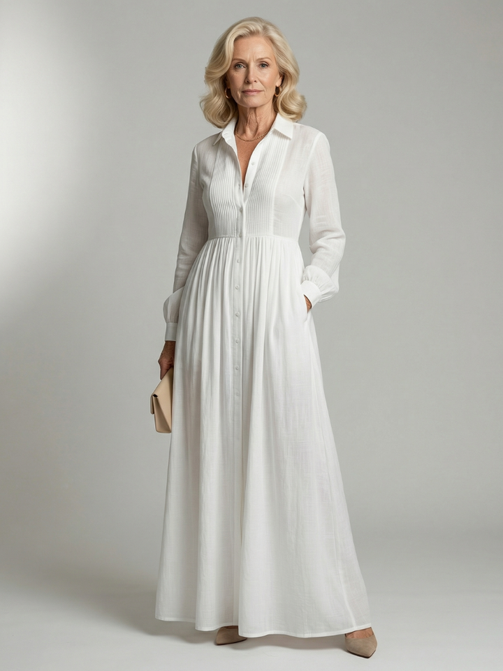 Lioren | Zachte flow maxi jurk