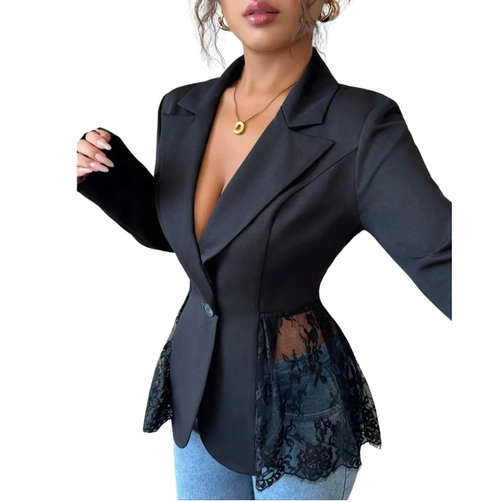 Alexa™ | Elegante lace tailored moderne blazer