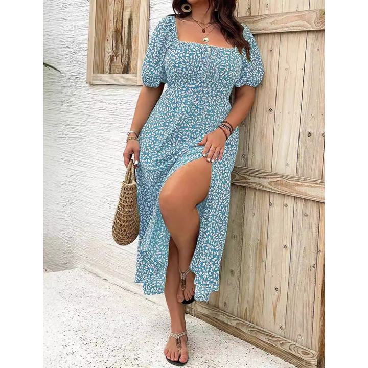 Avenna™ | Comfy elegante summer slit jurk