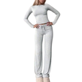 Cecily™ | Slim fit lange mouwen crop tee & broek matching set