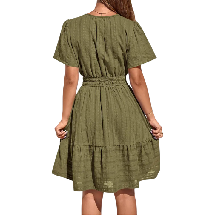 Blossom™ | Boho V-hals mini jurk