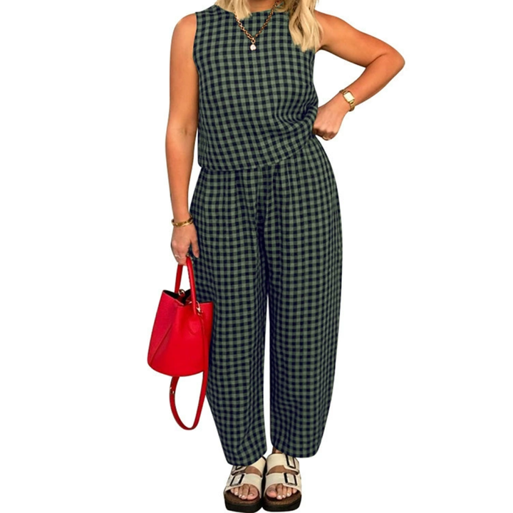 Shaniah™ | Loose fit pocket crop top & broek set