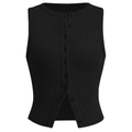 Kylie™ | Klassieke ribbed casual crop top