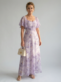 Vaelis | Flutter sleeve midi jurk