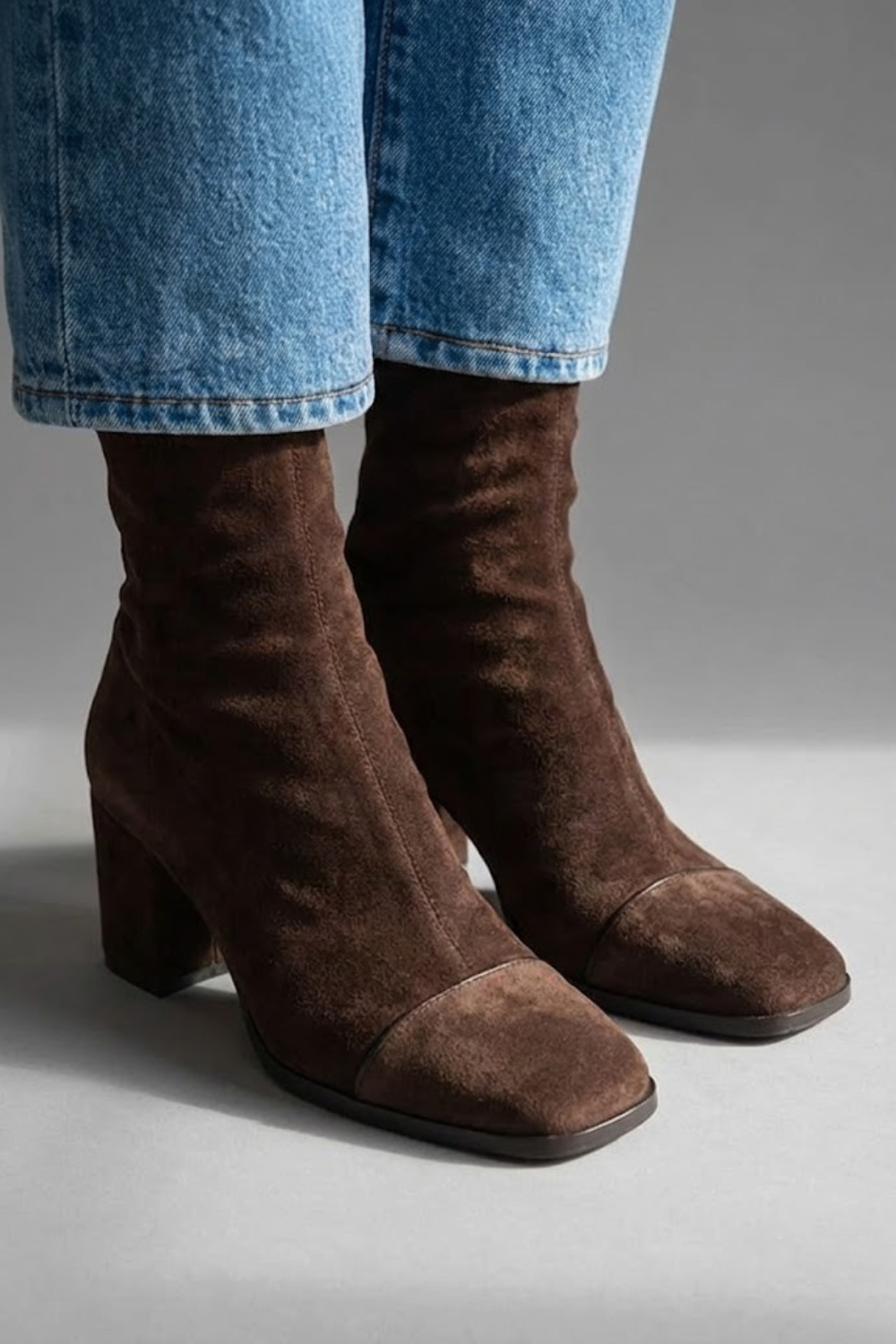 Victoria | Square toe heeled laarzen