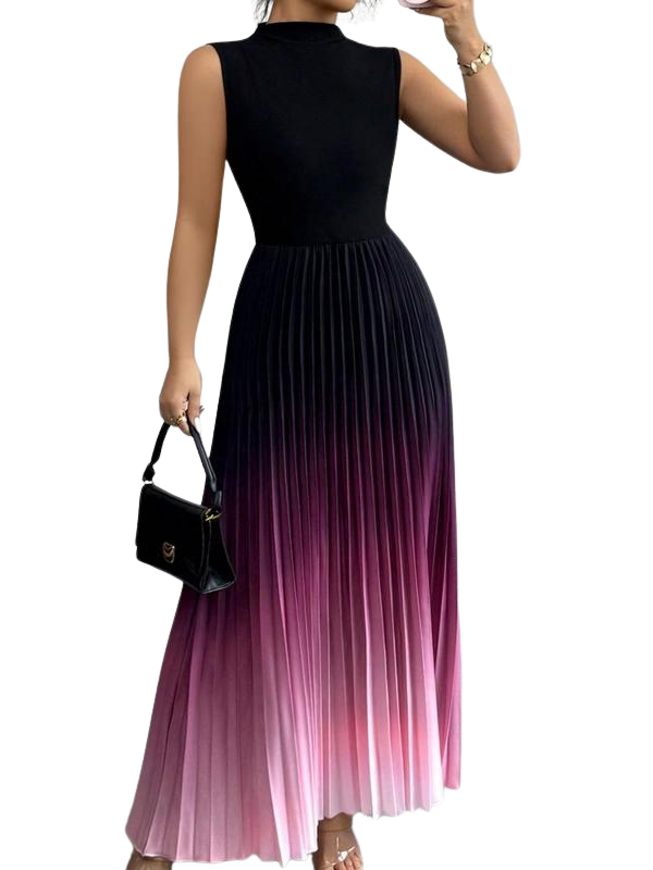 Yza™ | Elegante ombre zonder mouwen avondjurk
