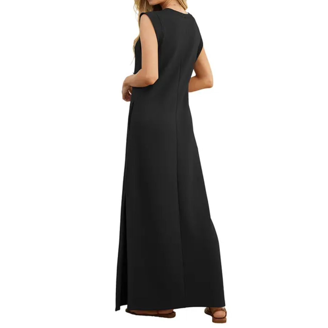 Lydia™ | Breezy split pocket maxi jurk
