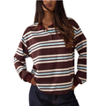 Aiko™ | Refined gestreepte lange mouwen top