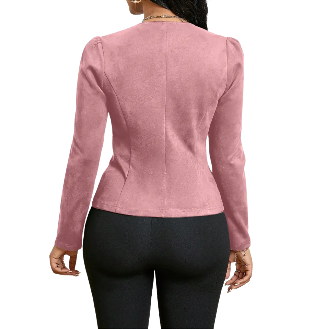 Camille™ | Fitted double-breasted blazer jas