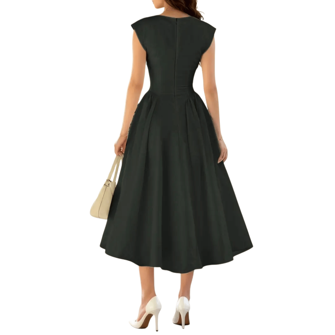 Lennora™ | Stijlvol open-back maxi jurk