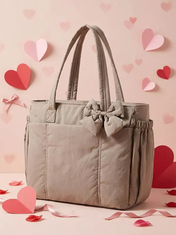 Veja™ | Dames insulated puffer shopper laptop & cup holder casual work tas