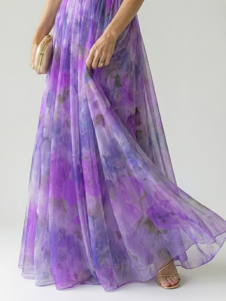 Isel | Zachte wrap maxi jurk
